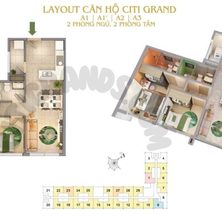 CitiGrand (City Grand) mã căn A03-06