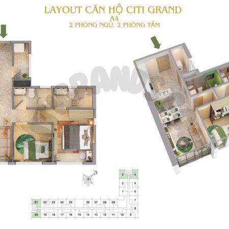 CitiGrand (City Grand) mã căn A03-05